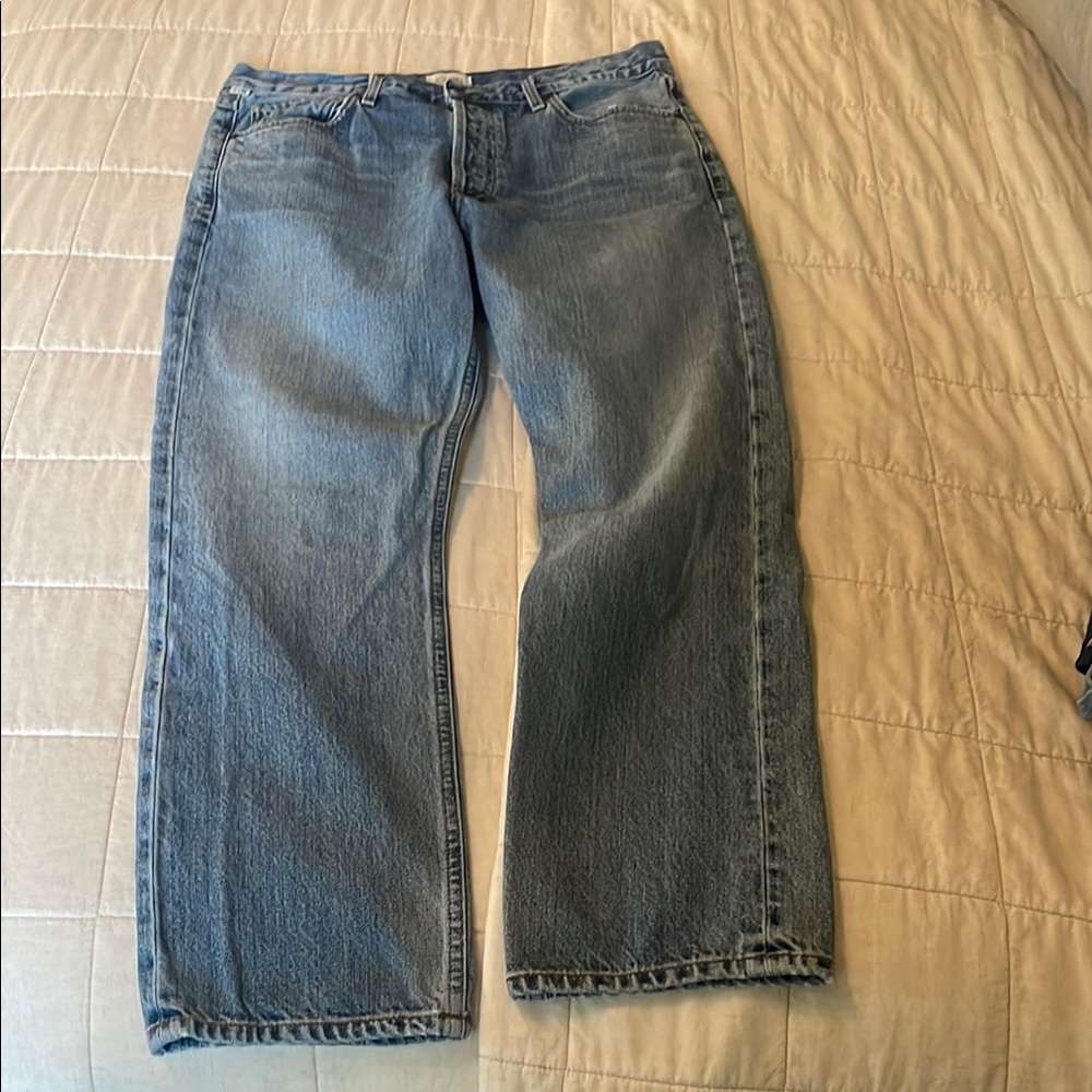 Citizens Of Humanity Light Blue Cropped Ankle Jeans